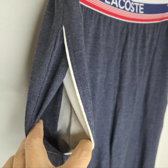 Lacoste Size M -Men's Blue Sleepwear Pants - Picture 5 of 10